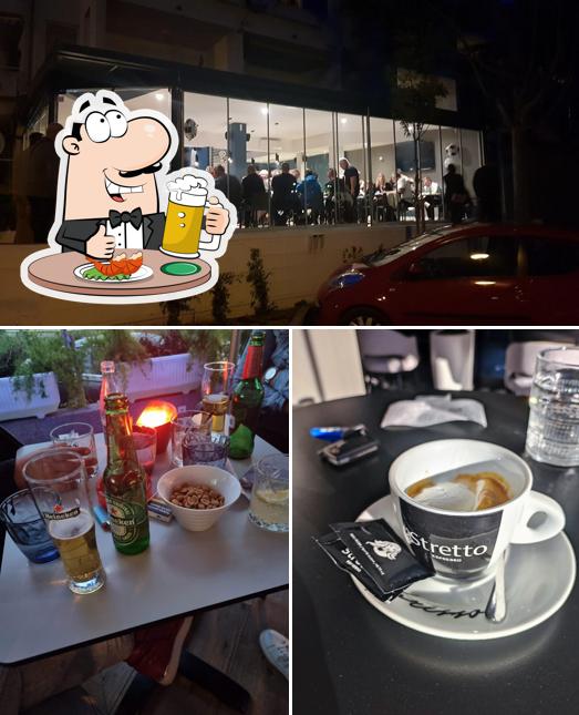 Puoi prenderti un rinfrescante bicchiere di birra chiara o scura