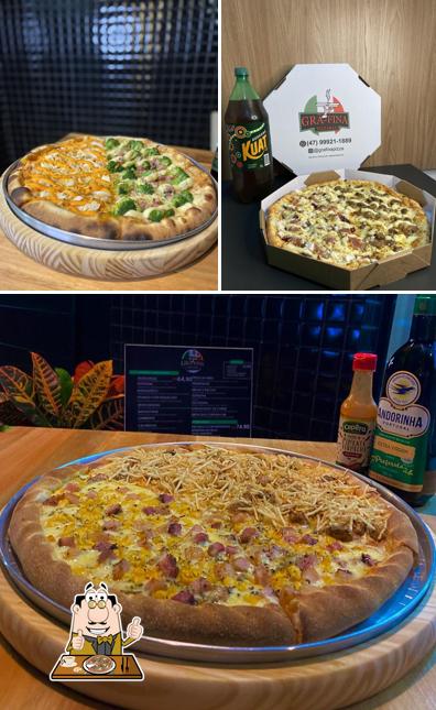 Consiga pizza no Grã-Fina pizzaria