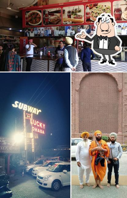 Check out how Lucky Vaishno Dhaba looks inside