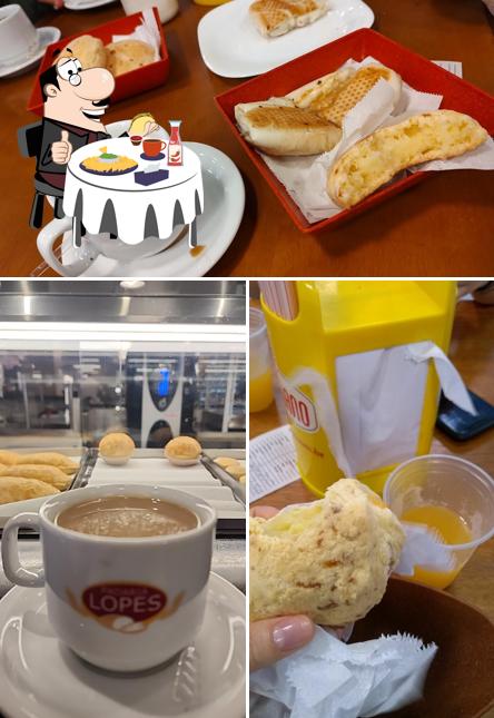 Prato de queijo em Padaria Lopes