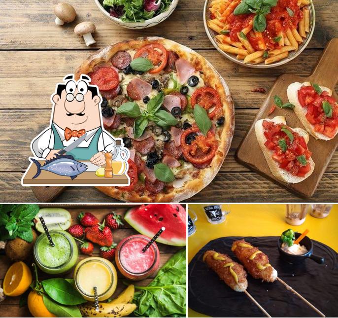 Grilled salmon at Party Bites