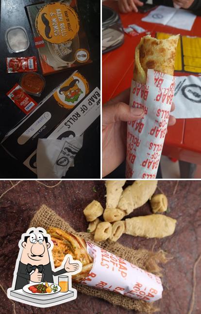 Food at Baap of Rolls
