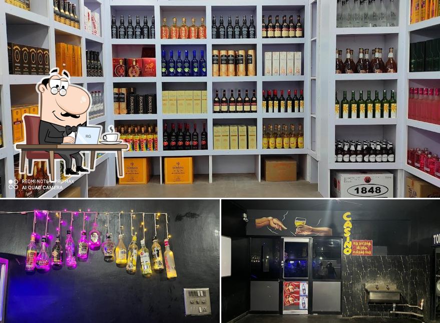 The interior of The Elite Shop Forign Liquors