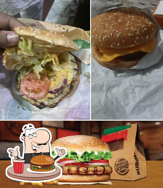 Try out a burger at Burger King