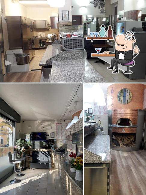 Gli interni di Mondo Pizza Legnano