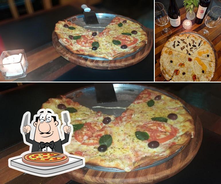 Consiga diferentes variedades de pizza