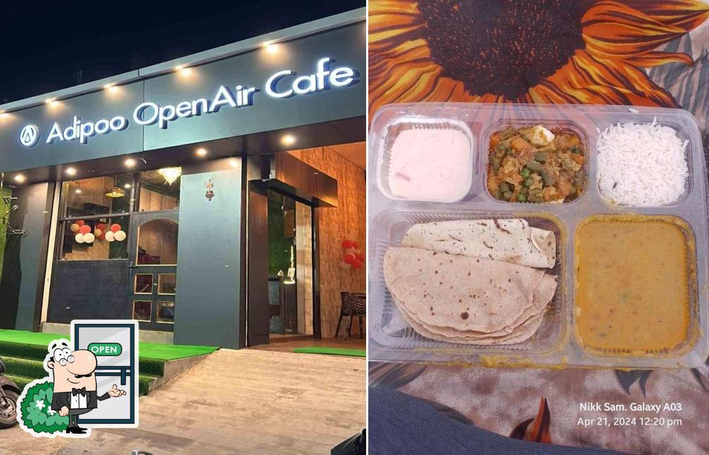 The exterior of Adipoo OpenAir Cafe