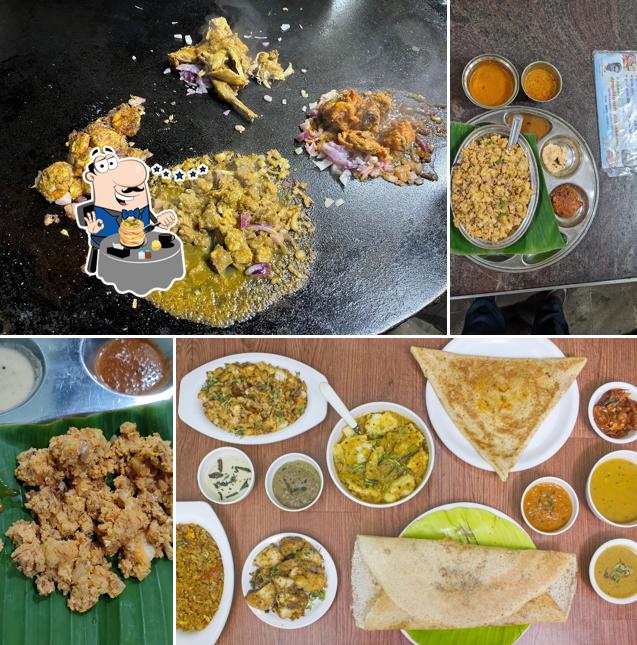 Food at Mudaliyar Idly Kadai