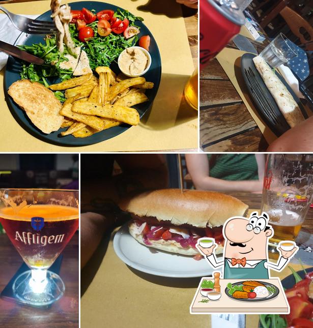 Cibo al Rocker's pub