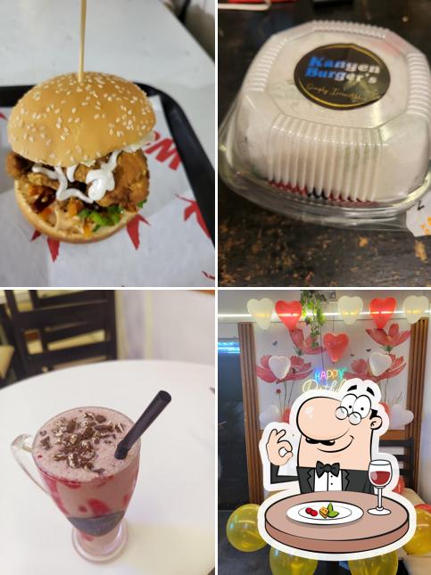 Food at Kangen Burger's cafe Best cafe in Yashwant Nagar Talegaon Dabhade