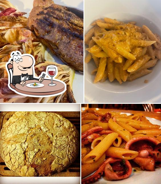 Platti al Osteria Ì Canto Ghibellino