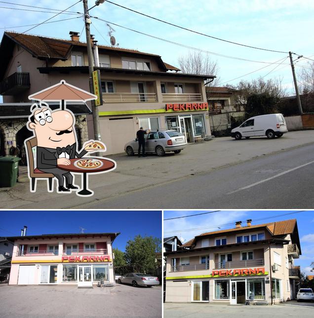 Gli esterni di PEKARSKO TRGOVAČKI OBRT PEKA, VL. ALBAN TEMAJ, IVANJA REKA SVETOG IVANA 13