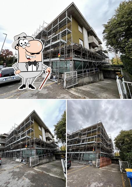 Gli esterni di Pizzeria da asporto