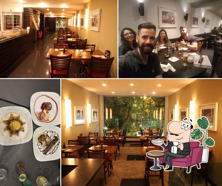 O interior do Restaurante Aoyama - Higienópolis