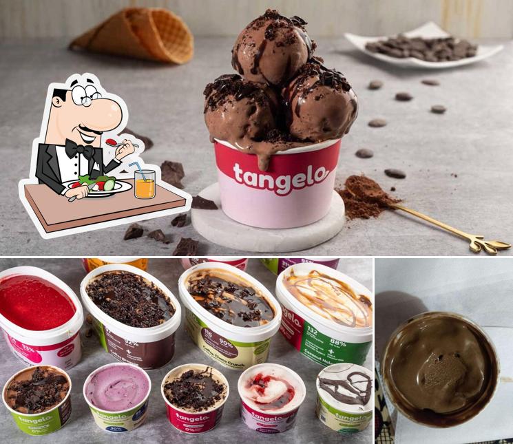 Food at Tangelo -Gourmet Ice Cream