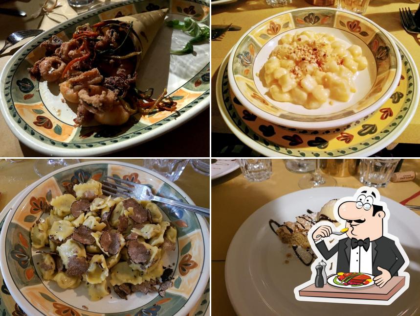 Cibo al Ristorante Aldente