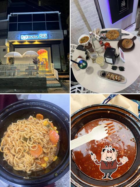 Food at Boba Cha