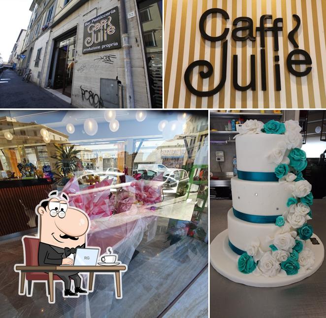 Gli interni di Caffè Julie