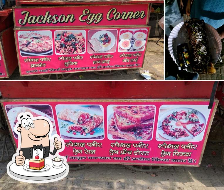 Jackson Egg Corner serves a selection of sweet dishes