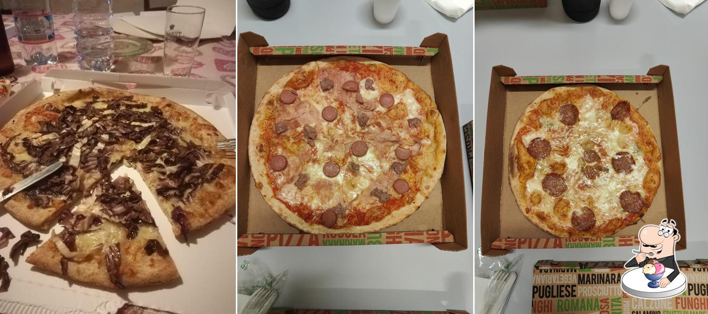MAI DIRE PIZZA DI FERRARI DIEGO & PILIERO DOMENICO S.N.C. serve un'ampia selezione di dolci