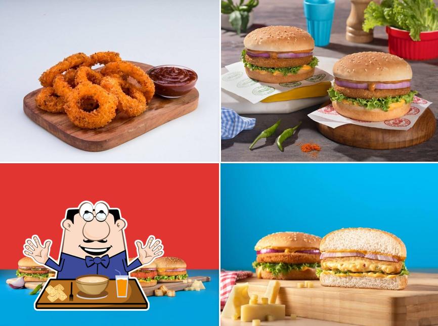 Food at Burger Singh - Big Punjabi Burgers