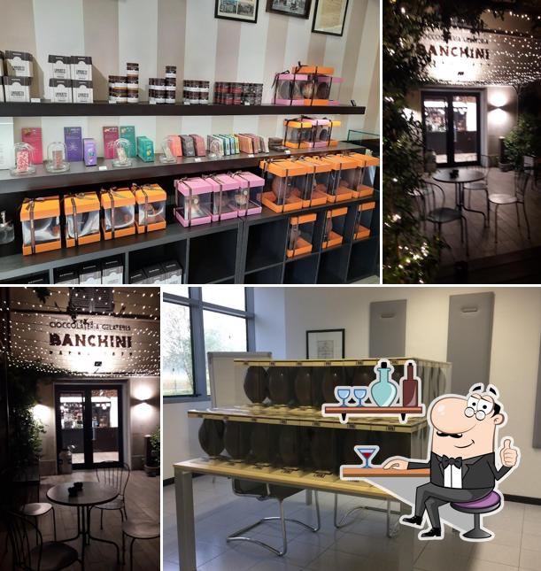 Gli interni di Cioccolateria Gelateria Banchini