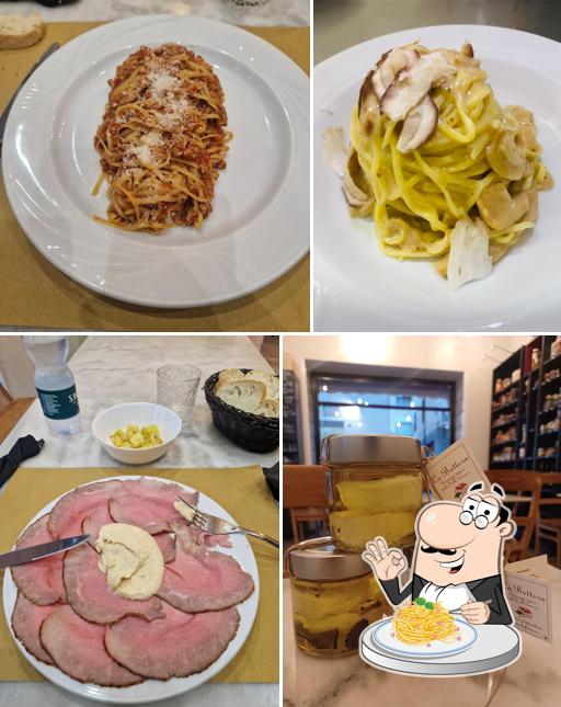 Spaghetti alla carbonara al Gastronomia Spariglio