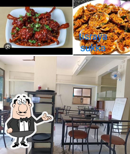 The image of interior and food at Hotel Savani's Kitchen हॉटेल सावनीज् किचन