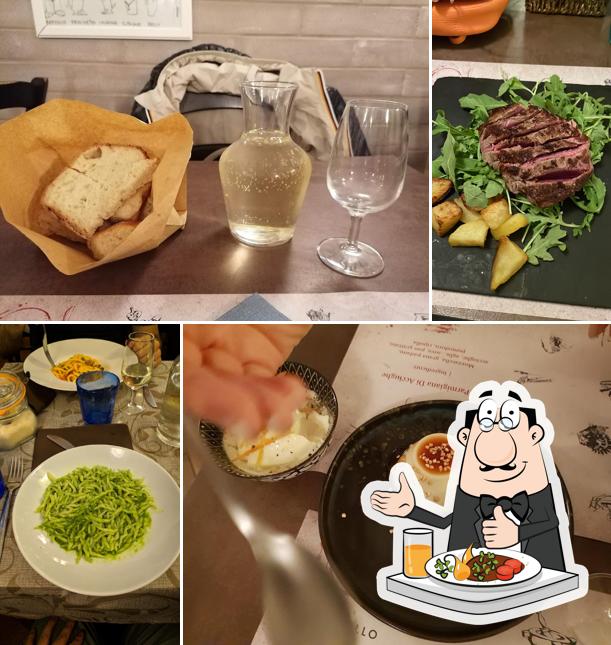 Cibo al Osteria Rustichello