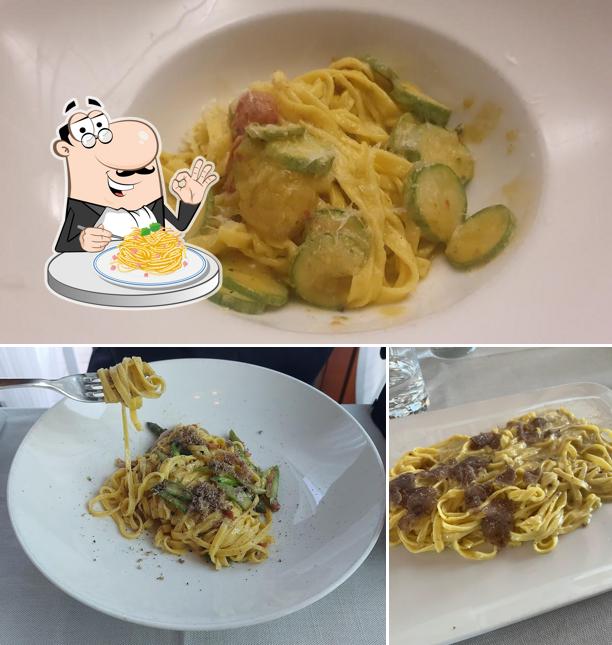 Spaghetti alla carbonara al Le Ghiaine