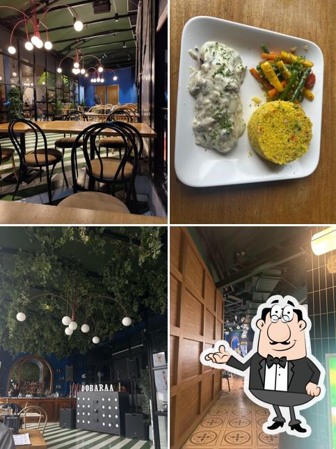 Take a seat at one of the tables at DOBARAA