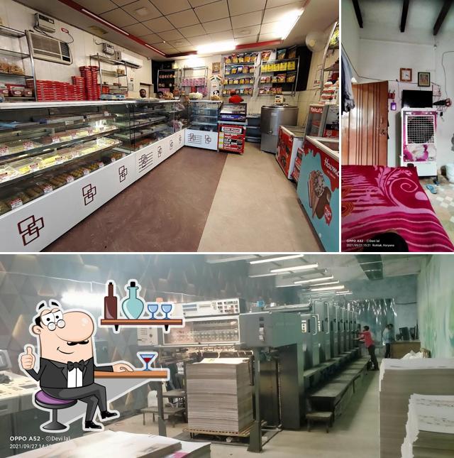 The interior of Milk Point Biswameel