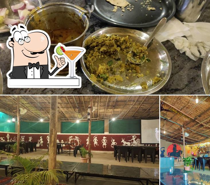 Among various things one can find drink and interior at Hotel Angat Pangat