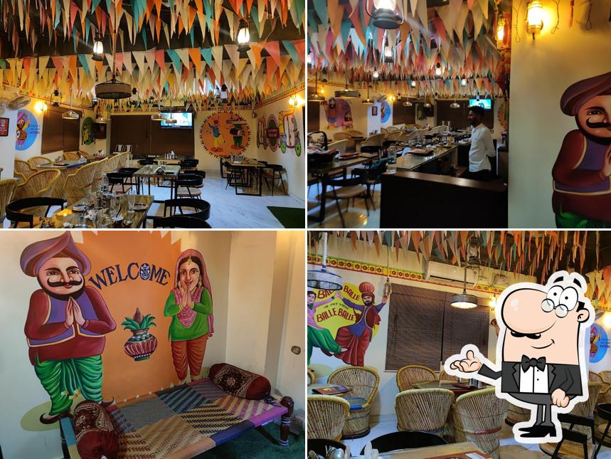 The interior of Norfest - The Dhaba Kokapet