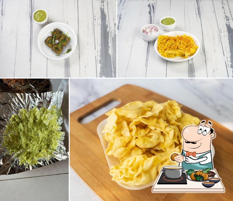 Falafel at Surti khaman house