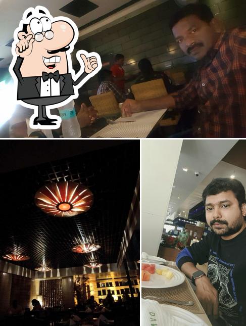 The interior of aromas gourmet dining