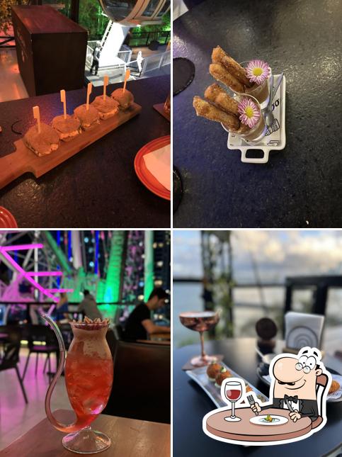 Comida em Big Bär Rooftop
