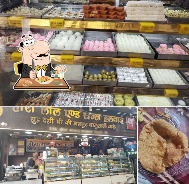 Food at Hiralal & Son's Halwai
