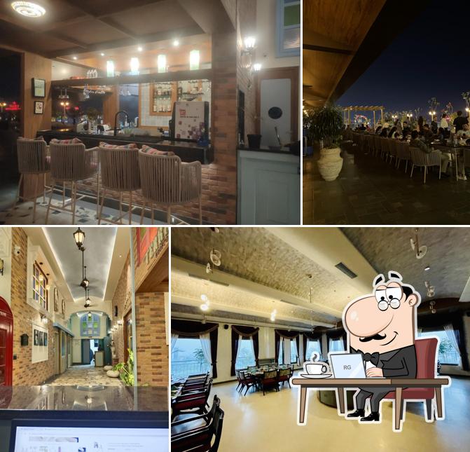 The interior of Hotel Meeravill