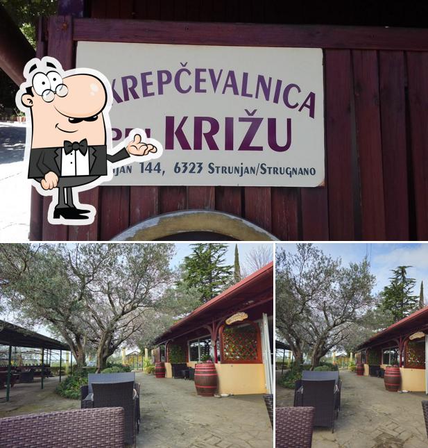 Gli interni di Okrepčevalnica pri Križu
