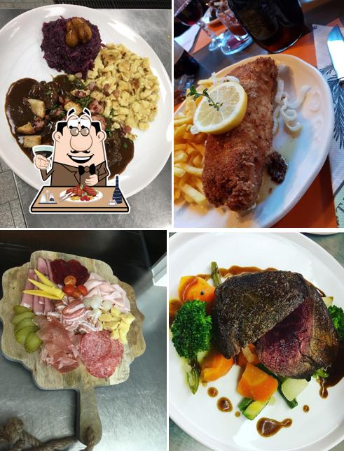 Prova i piatti di carne a Restaurant Rössli