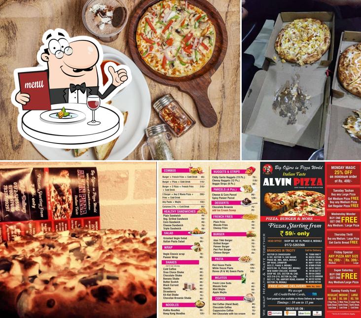 Meals at Alvin Pizza