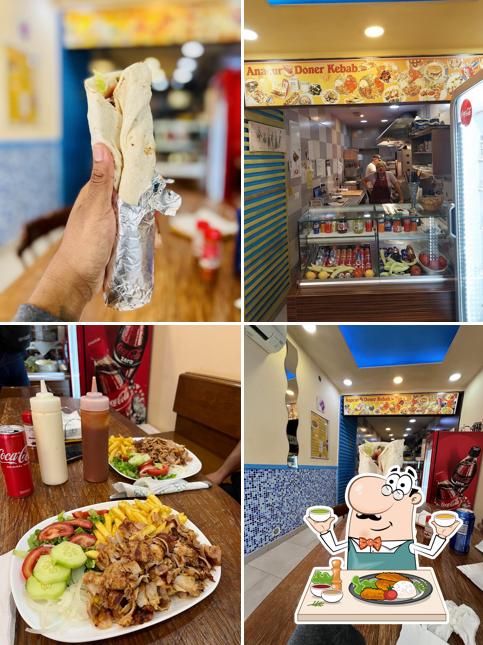 Anacur Döner Kebab si caratterizza per la cibo e interni