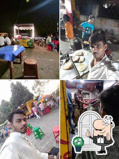 Enjoy the view at the outside area of Mirchi Xpress Cafe