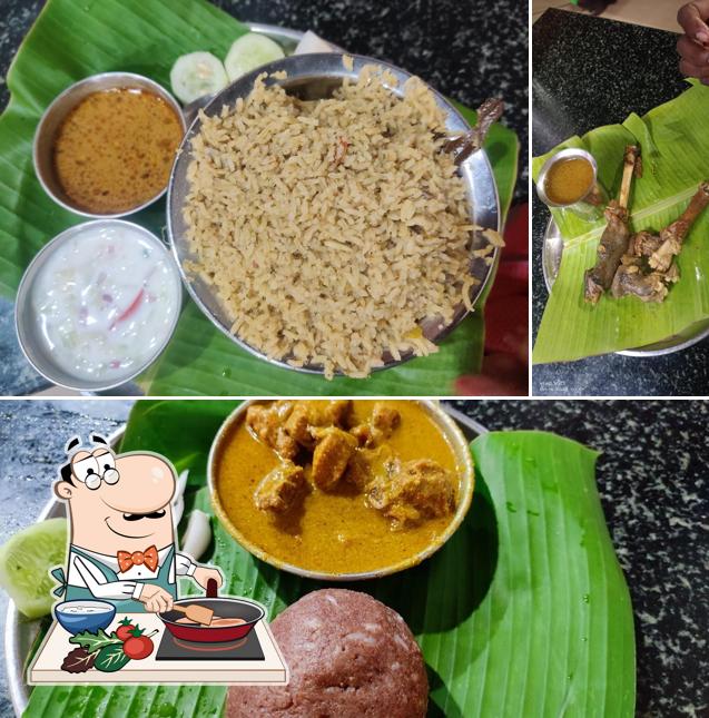 Chicken curry at Narayanappa military hotel