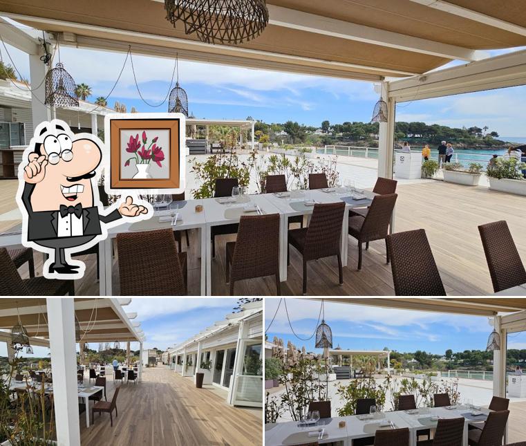 Dai un'occhiata agli interni di Oltre Ristorante Lido Gandoli
