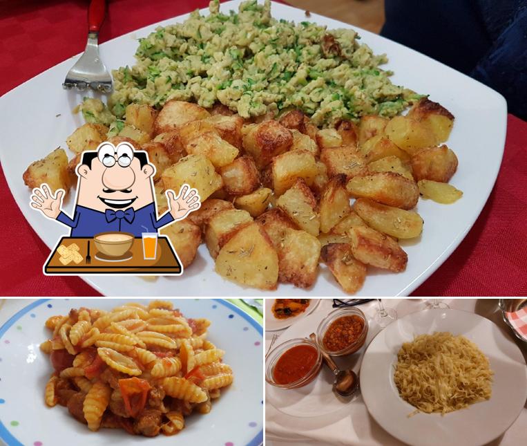 Platti al Trattoria Al Ponte