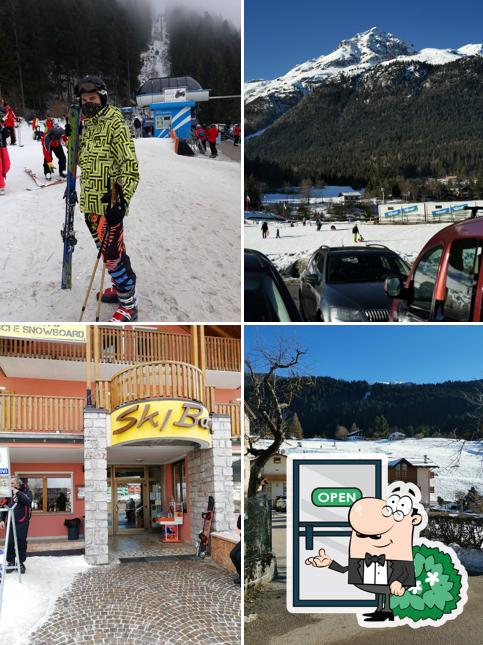 Goditi la vista dagli esterni di Skibar