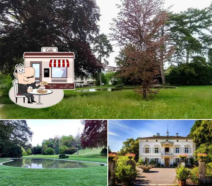 Gli esterni di Villa Merian