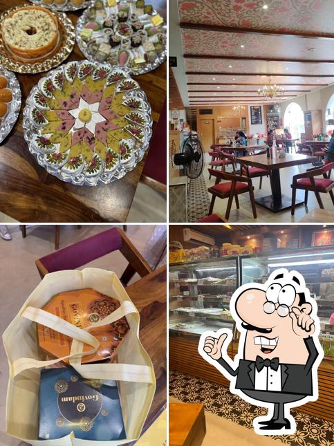 The interior of Govindam Restaurant